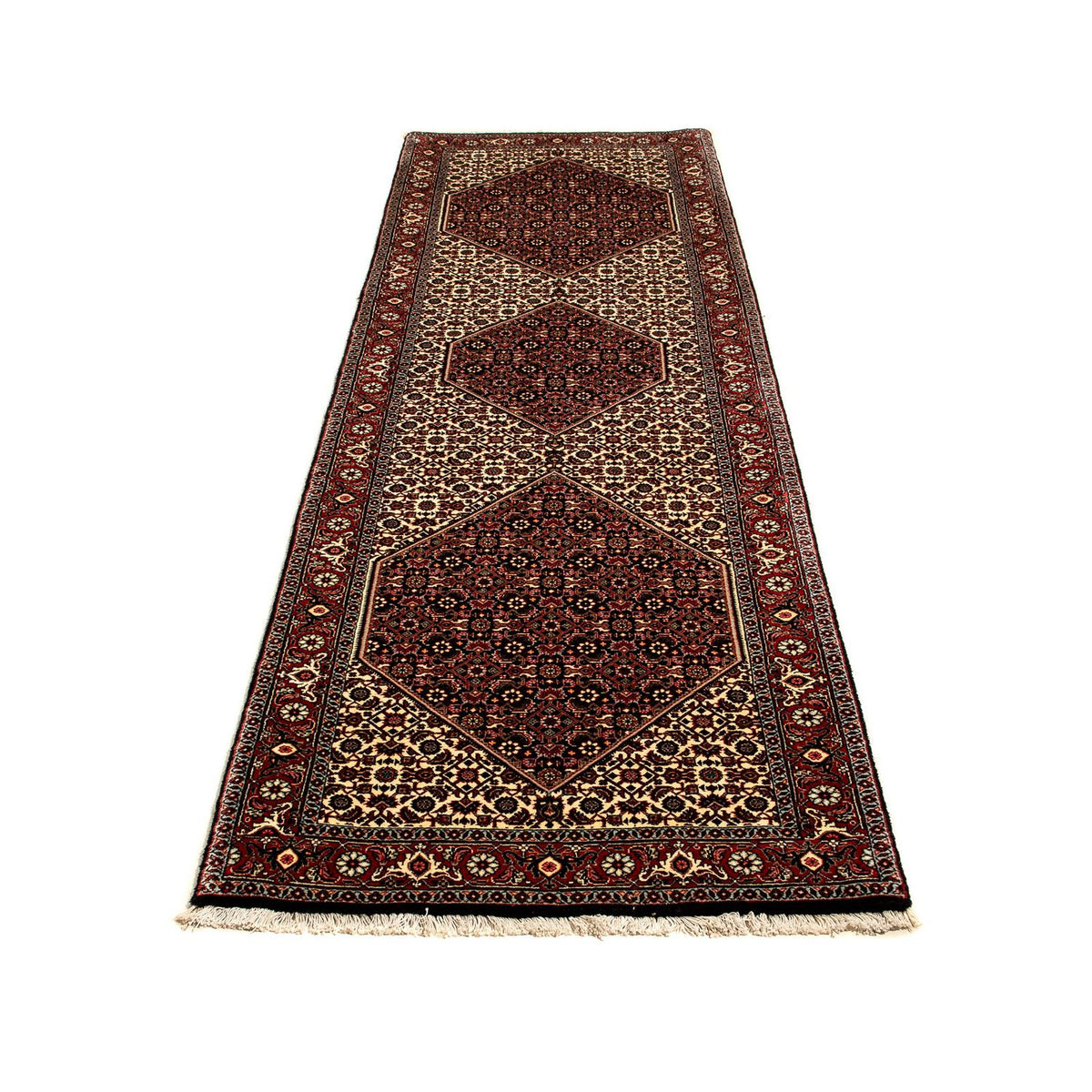 Runner Perser Rug - Bidjar - 308 x 81 cm - multicolored