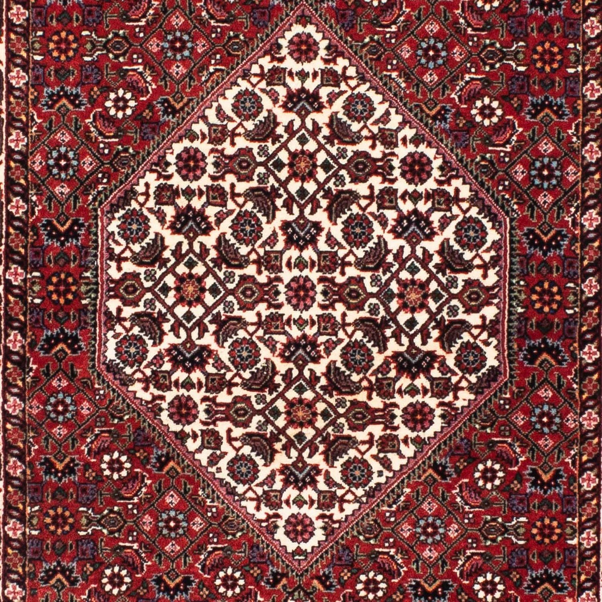 Runner Perser Rug - Bidjar - 202 x 73 cm - dark red