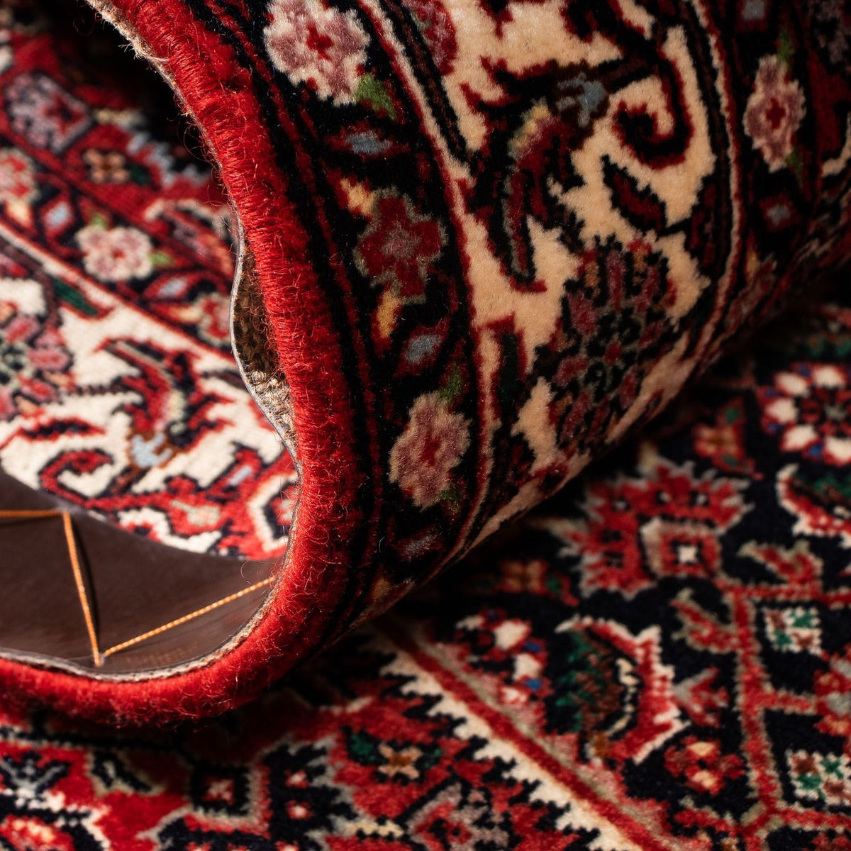 Runner Perser Rug - Bidjar - 203 x 73 cm - dark red