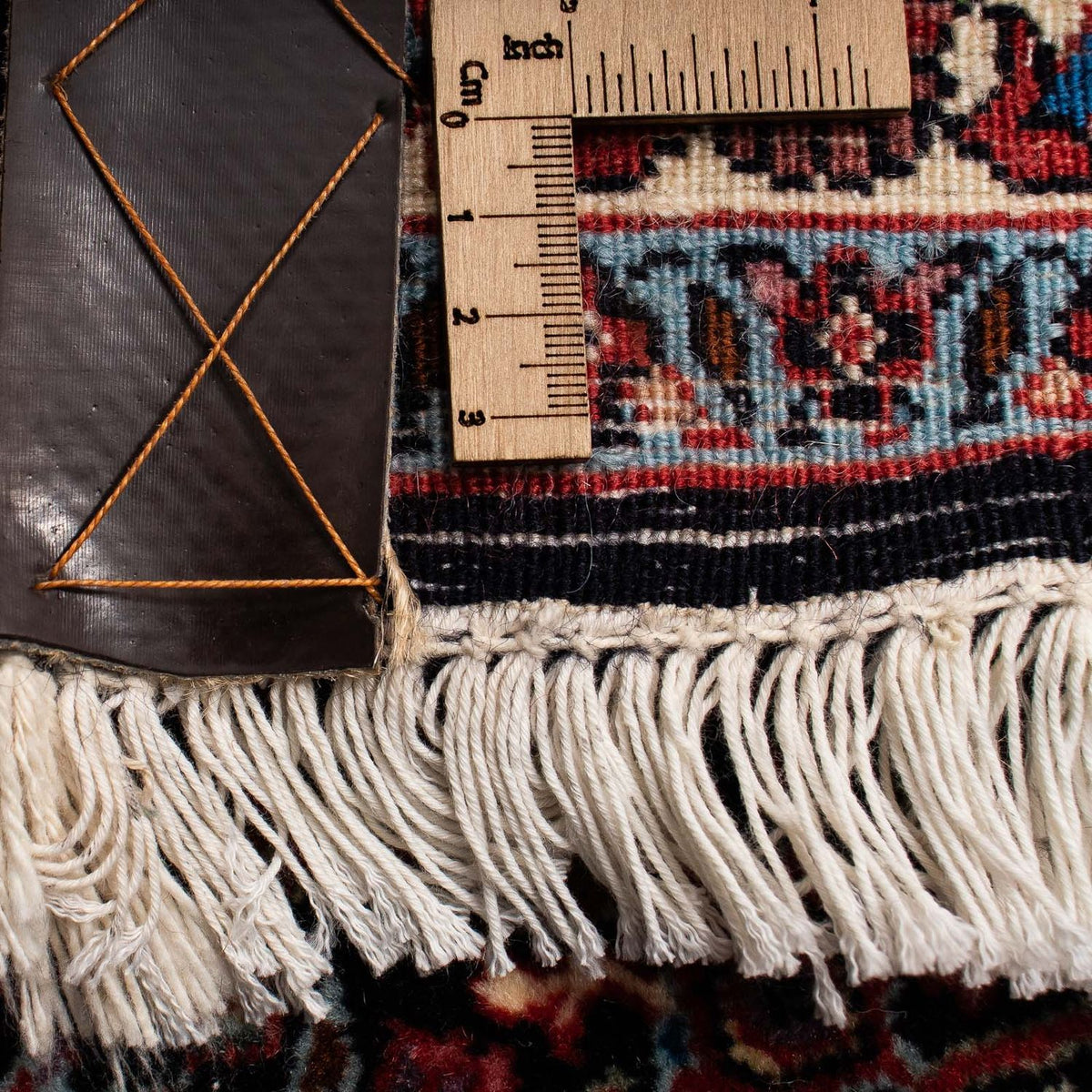 Perser Rug - Bidjar - 248 x 198 cm - dark red