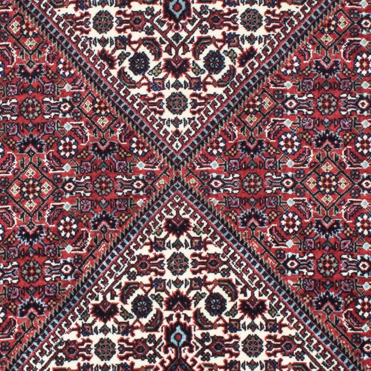 Runner Perser Rug - Bidjar - 201 x 74 cm - red