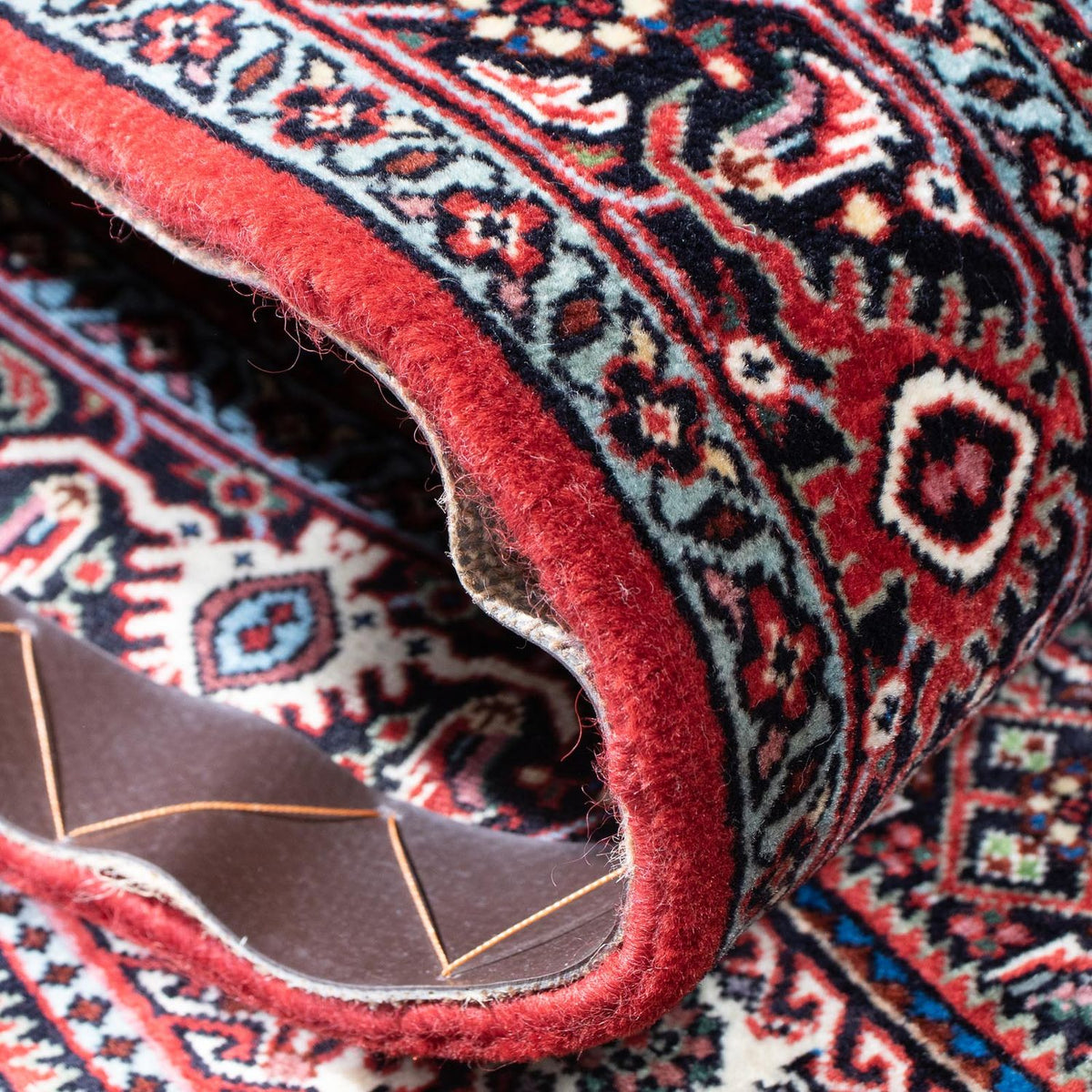 Runner Perser Rug - Bidjar - 201 x 74 cm - red