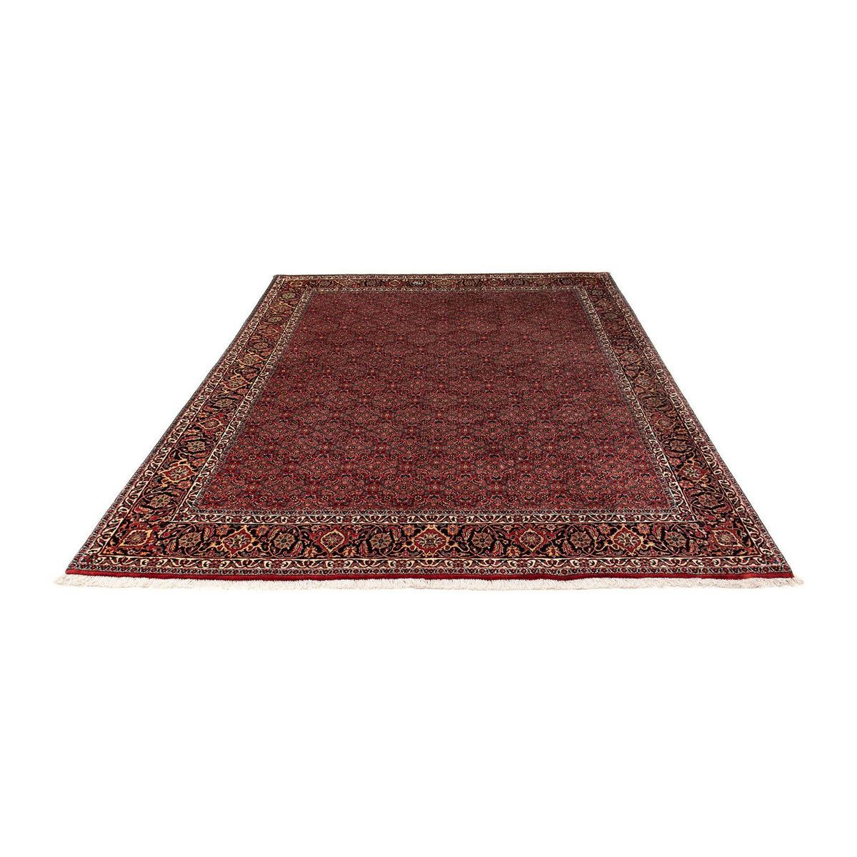 Perser Rug - Bidjar - 246 x 200 cm - dark red