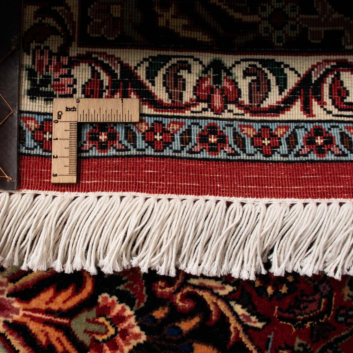 Perser Rug - Bidjar - 257 x 203 cm - dark red