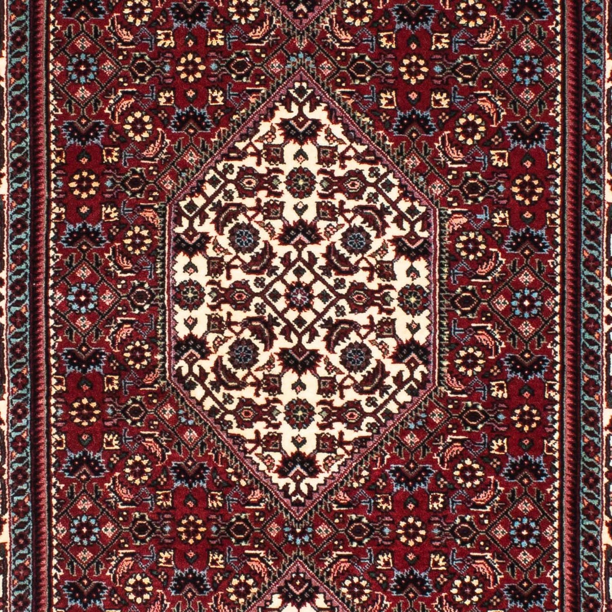 Runner Perser Rug - Bidjar - 210 x 73 cm - dark red