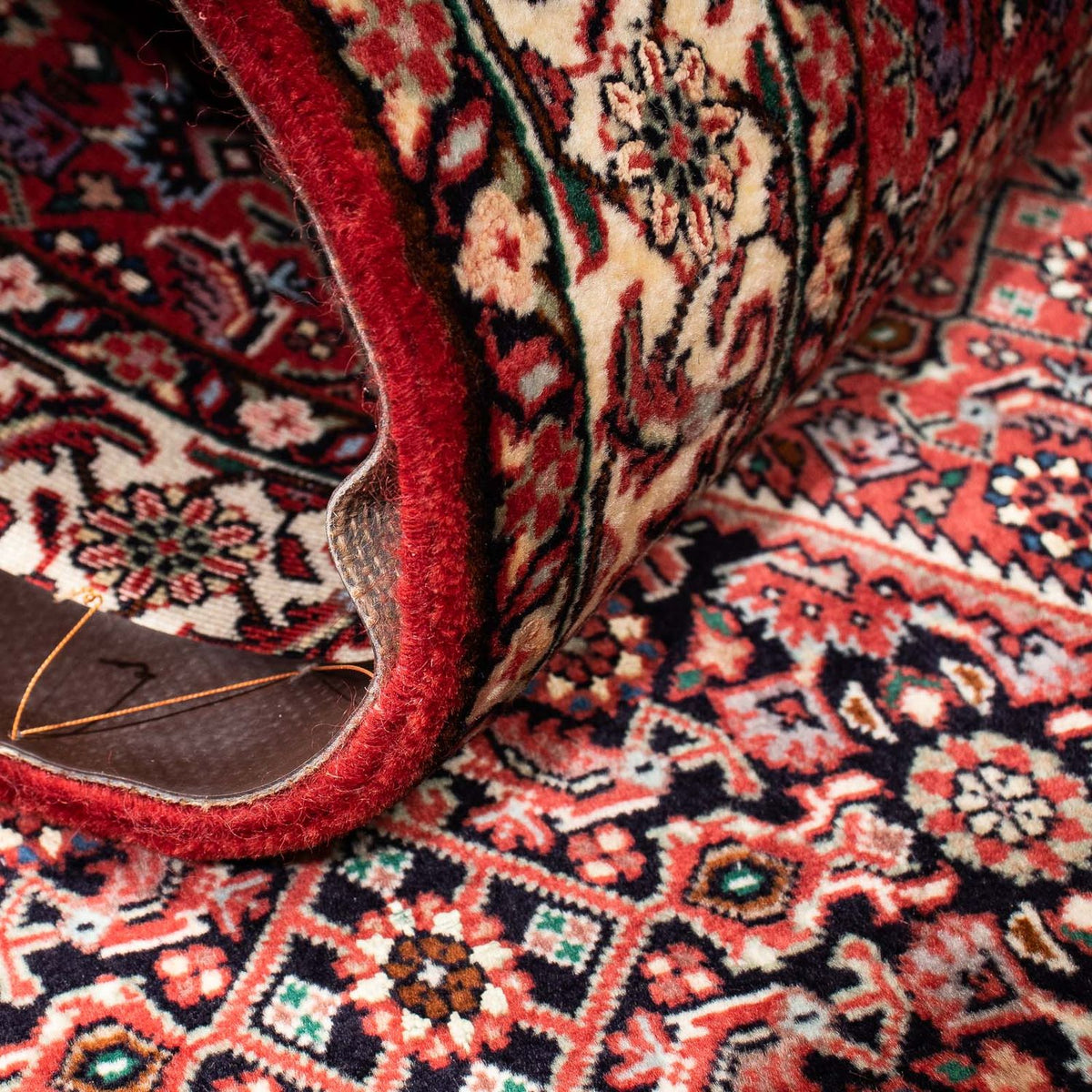 Runner Perser Rug - Bidjar - 200 x 74 cm - dark red