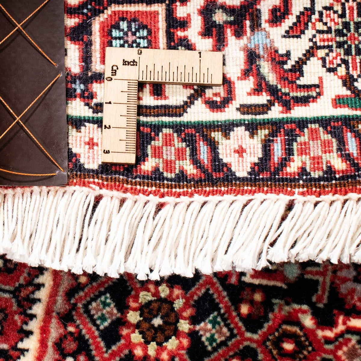 Runner Perser Rug - Bidjar - 200 x 74 cm - dark red