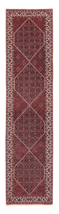 Runner Perser Rug - Bidjar - 350 x 83 cm - dark red