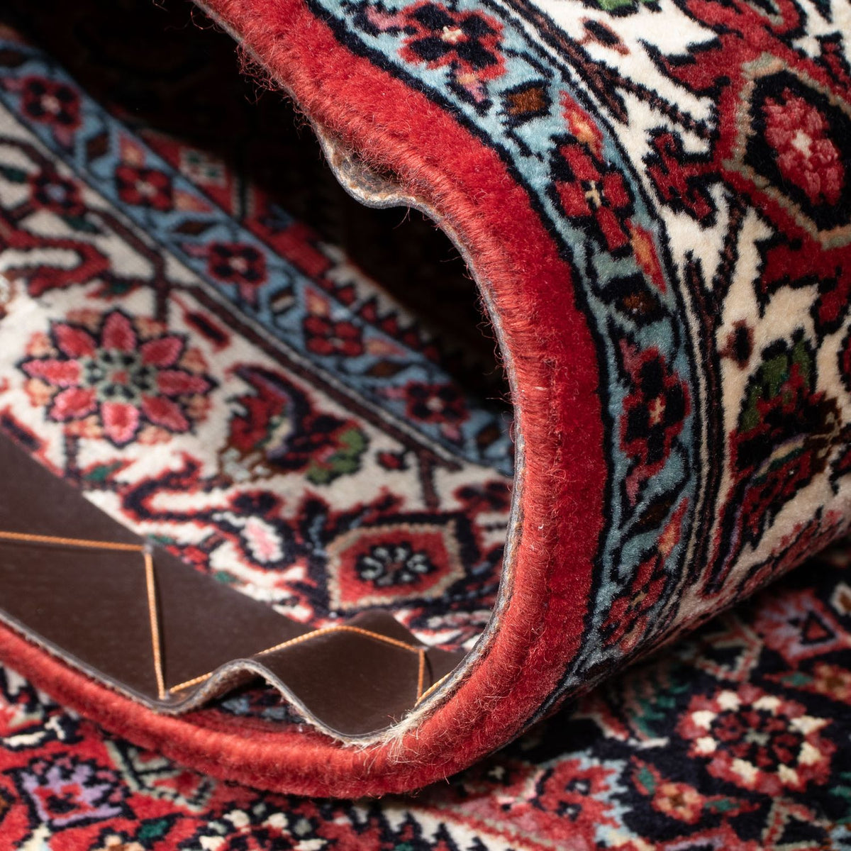 Runner Perser Rug - Bidjar - 291 x 84 cm - dark red