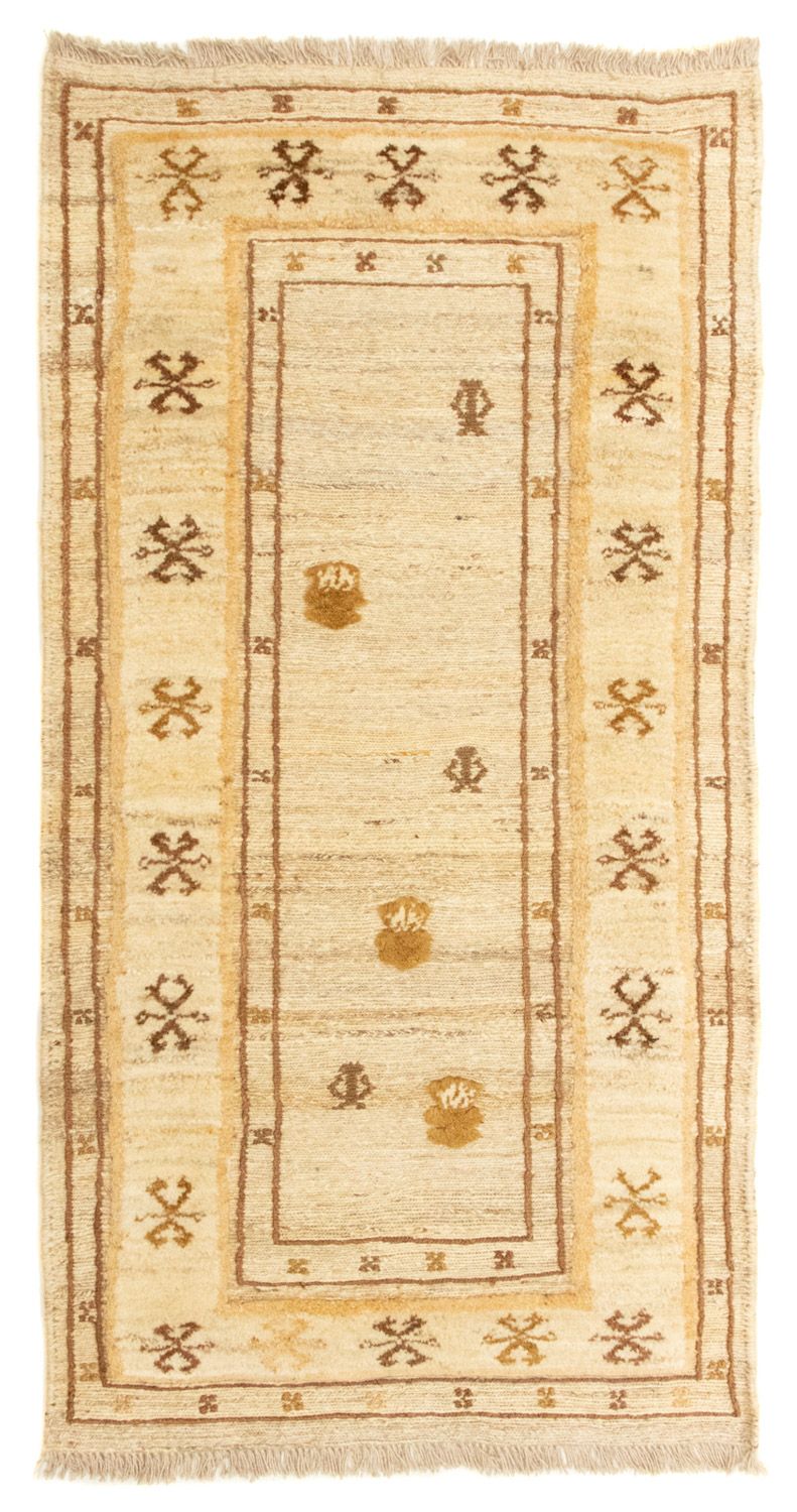 Gabbeh Rug - Perser - 142 x 73 cm - beige