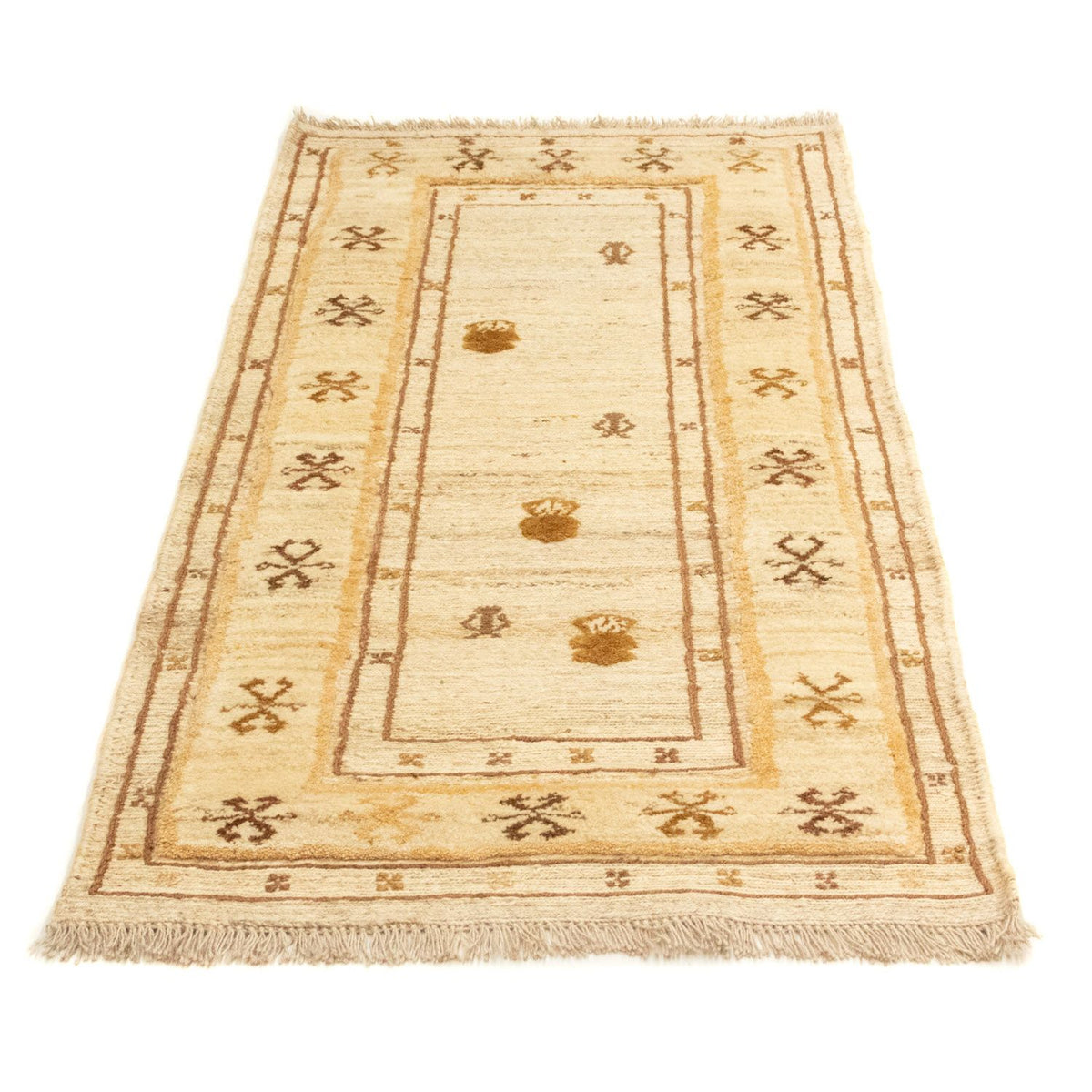Gabbeh Rug - Perser - 142 x 73 cm - beige
