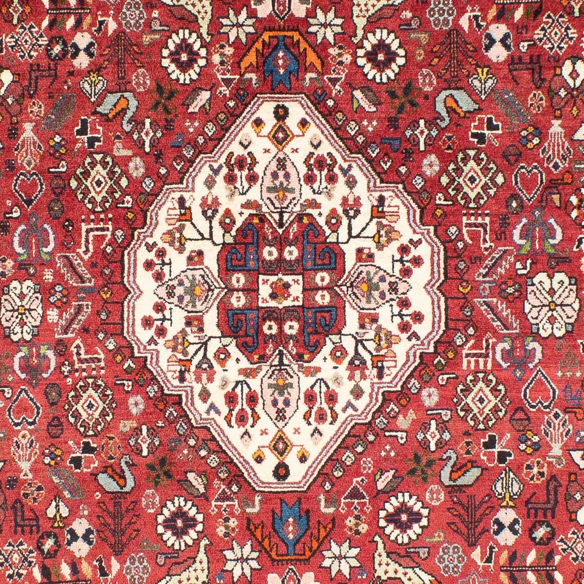 Gabbeh Rug - Kashkuli Perser - 247 x 157 cm - dark red