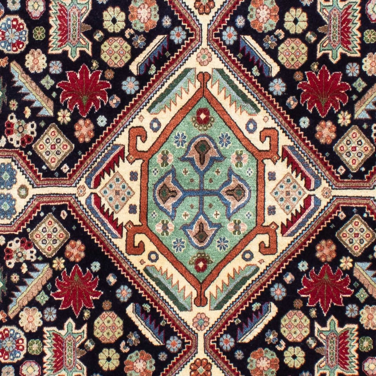 Gabbeh Rug - Kashkuli Perser - 213 x 141 cm - dark blue