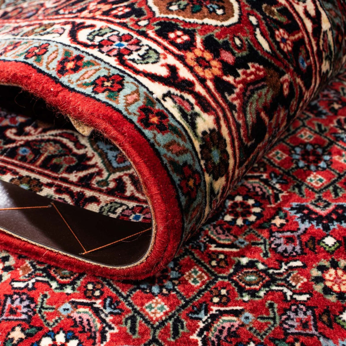 Perser Rug - Bidjar - 251 x 176 cm - dark red