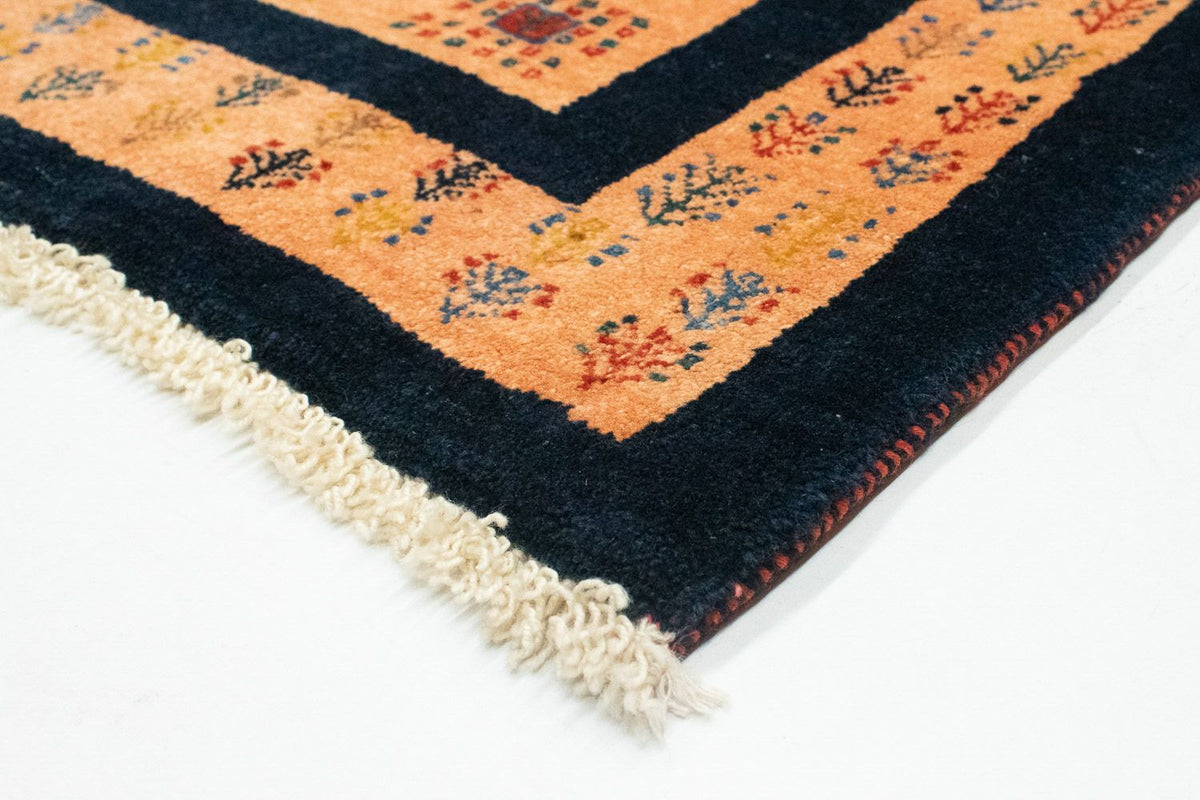 Gabbeh Rug - Loribaft Perser - 202 x 134 cm - dark blue