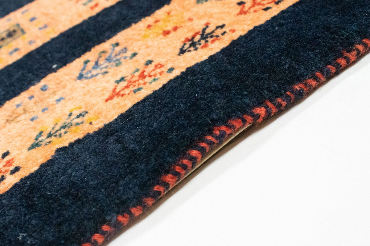 Gabbeh Rug - Loribaft Perser - 202 x 134 cm - dark blue
