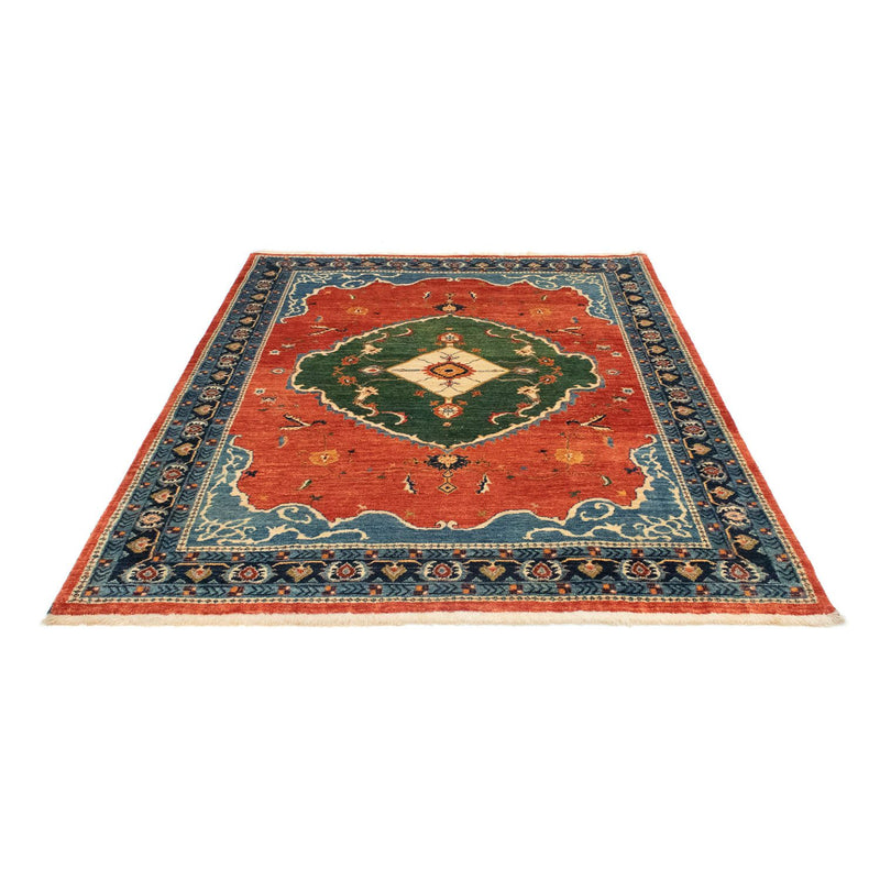 Gabbeh Rug - Loribaft Perser - 190 x 152 cm - red