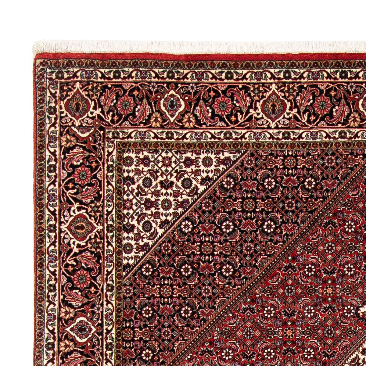 Perser Rug - Bidjar - 249 x 174 cm - dark red