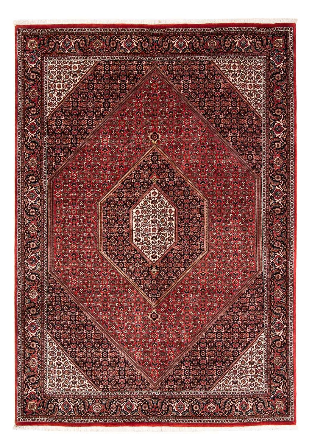 Perser Rug - Bidjar - 240 x 171 cm - dark red