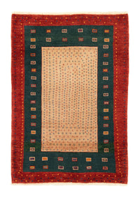 Gabbeh Rug - Loribaft Perser - 153 x 103 cm - gold