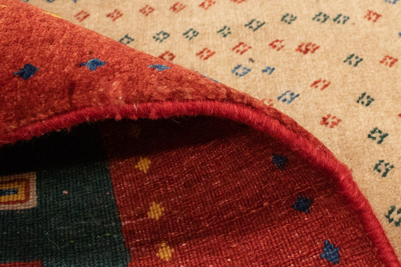 Gabbeh Rug - Loribaft Perser - 153 x 103 cm - gold