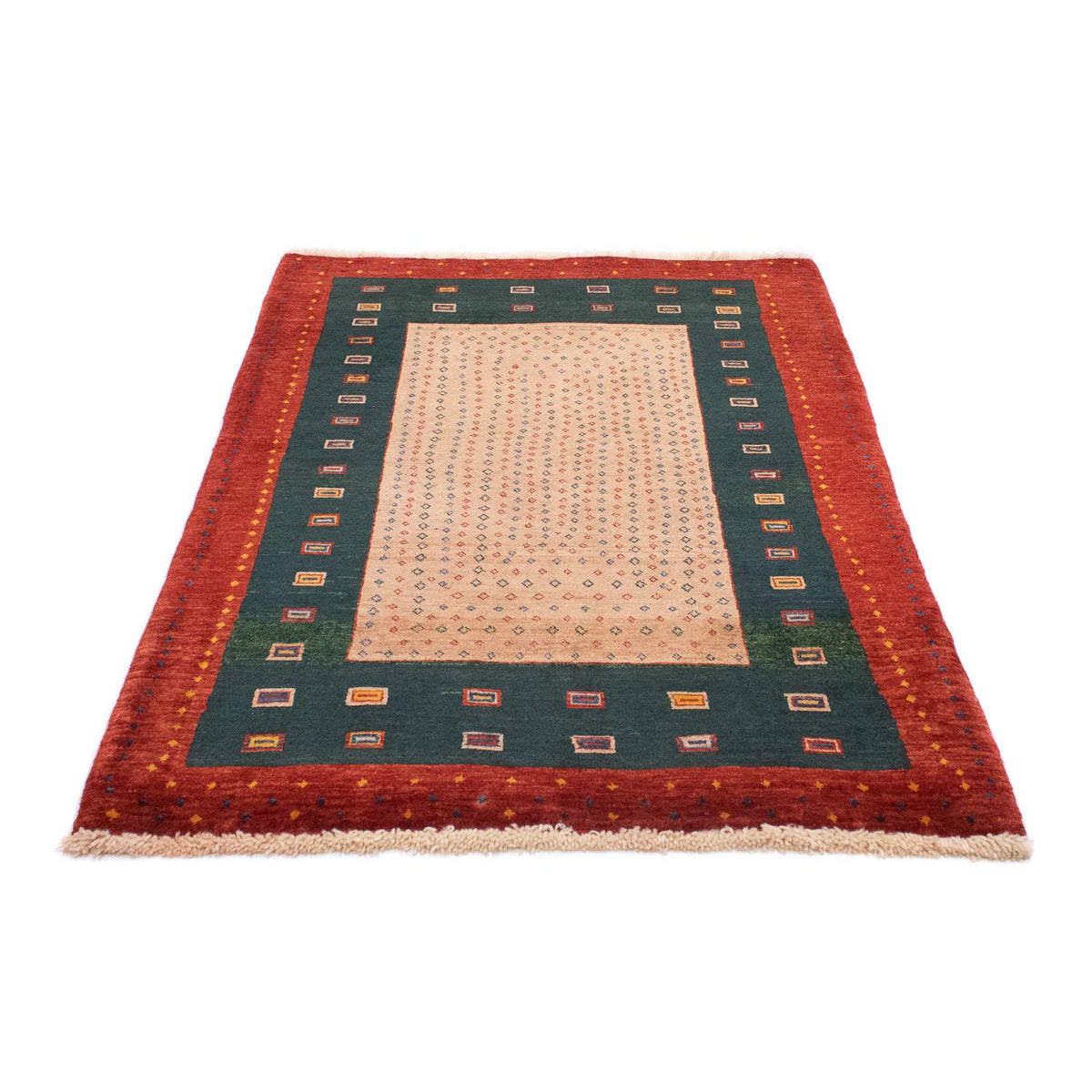 Gabbeh Rug - Loribaft Perser - 153 x 103 cm - gold