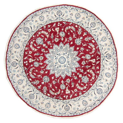 Perser Rug - Nain round  - 250 x 250 cm - dark red
