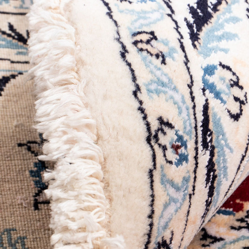 Perser Rug - Nain round  - 253 x 253 cm - dark red