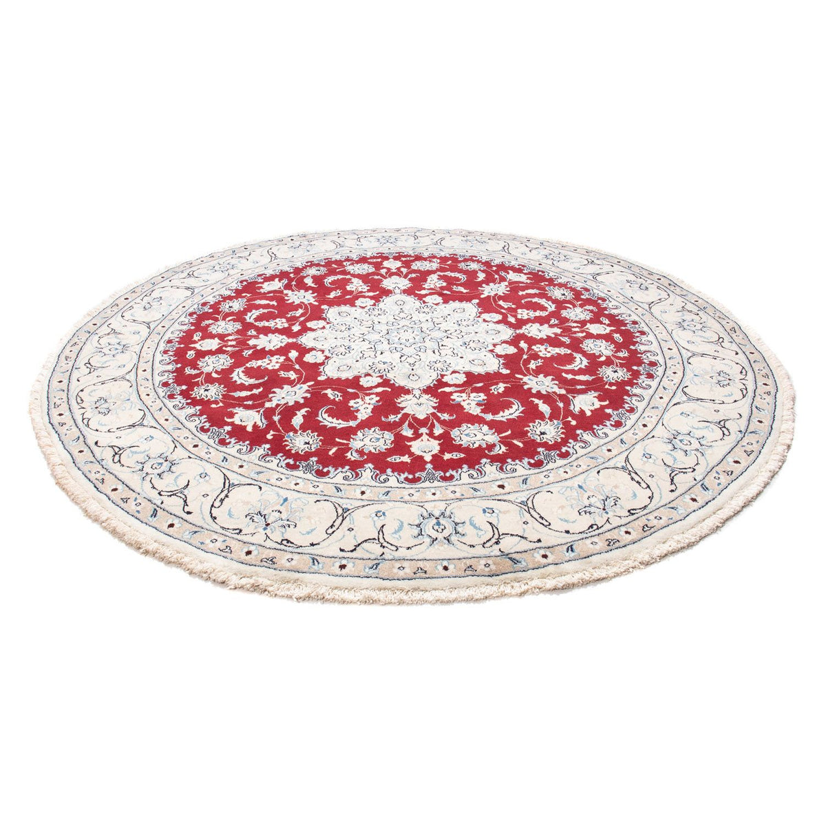 Perser Rug - Nain round  - 250 x 250 cm - red