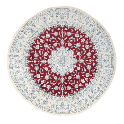 Perser Rug - Nain round  - 290 x 290 cm - dark red