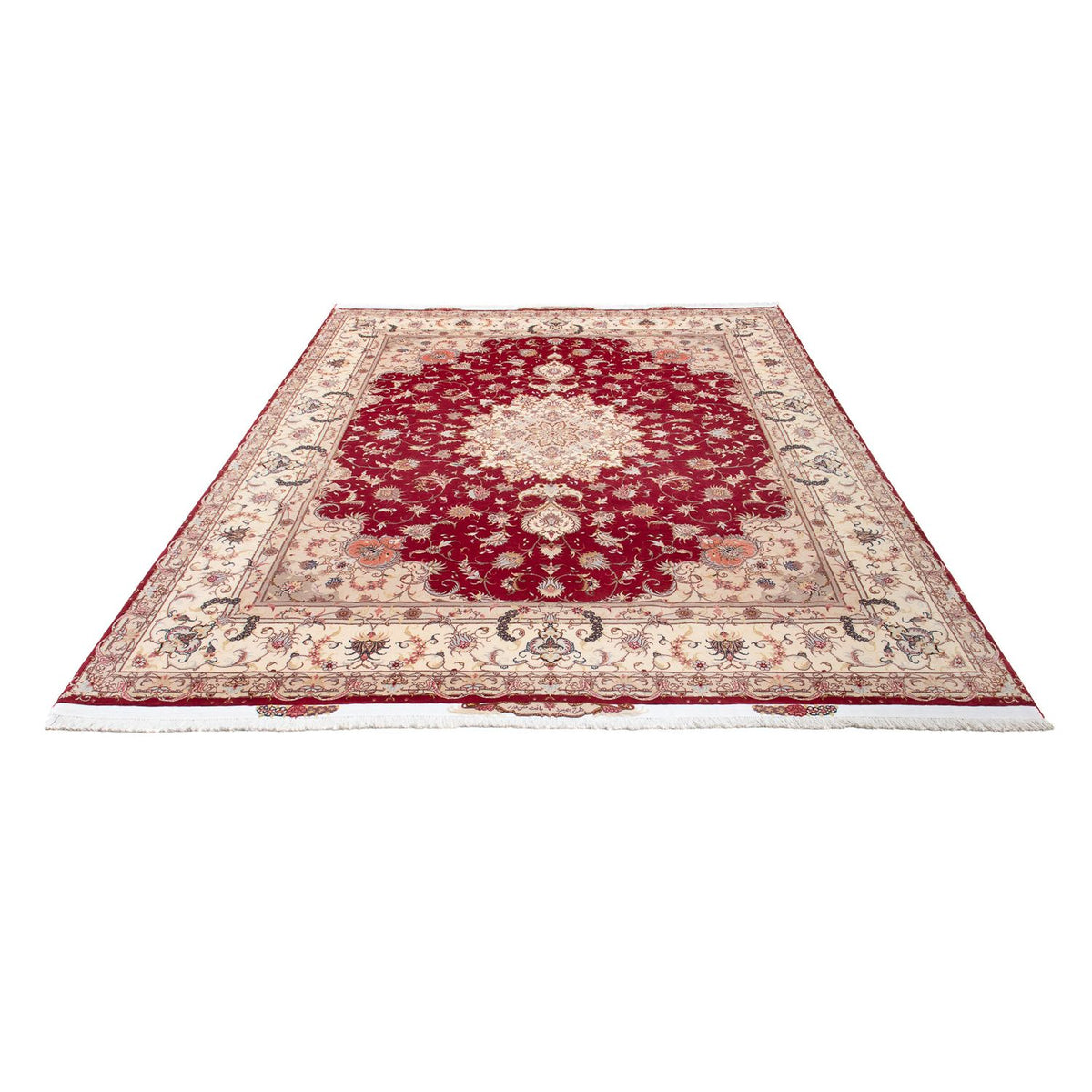 Perser Rug - Tabriz - Royal - 305 x 253 cm - dark red