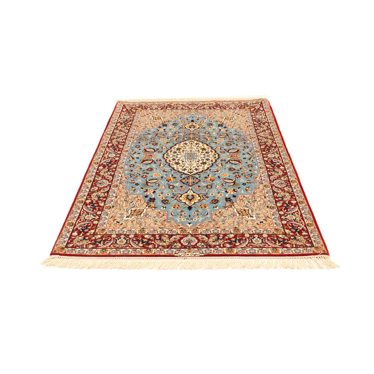 Perser Rug - Isfahan - Premium - 172 x 112 cm - light blue