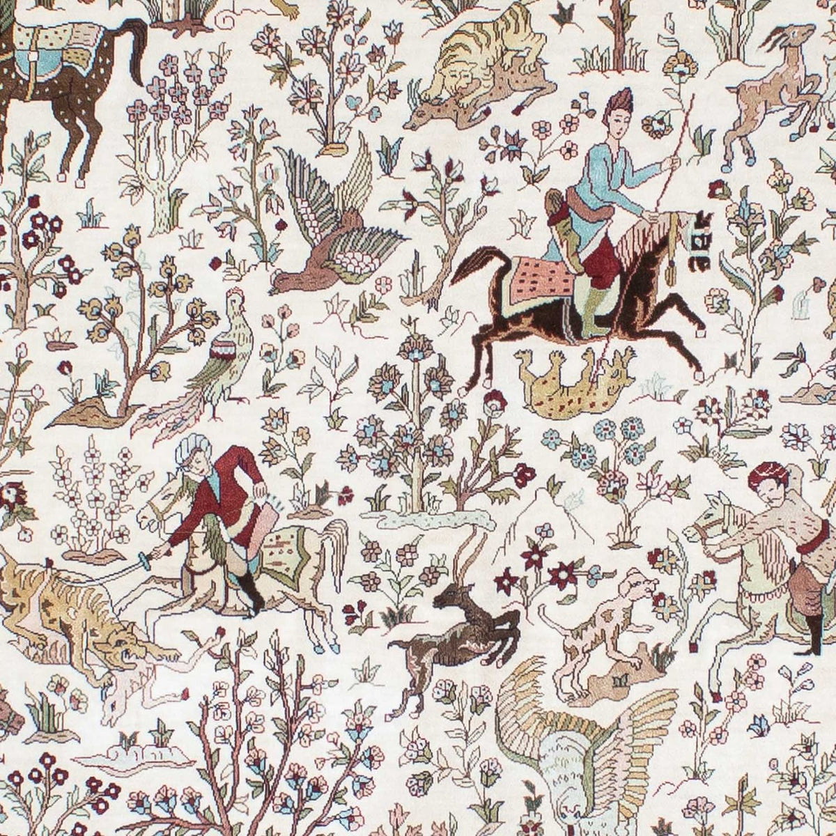 Oriental Rug - Hereke - 244 x 169 cm - beige