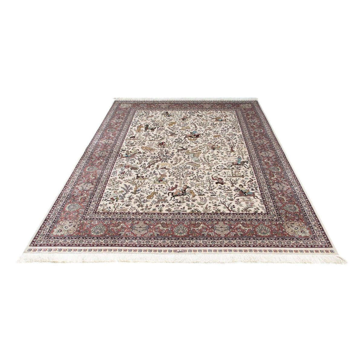Oriental Rug - Hereke - 244 x 169 cm - beige