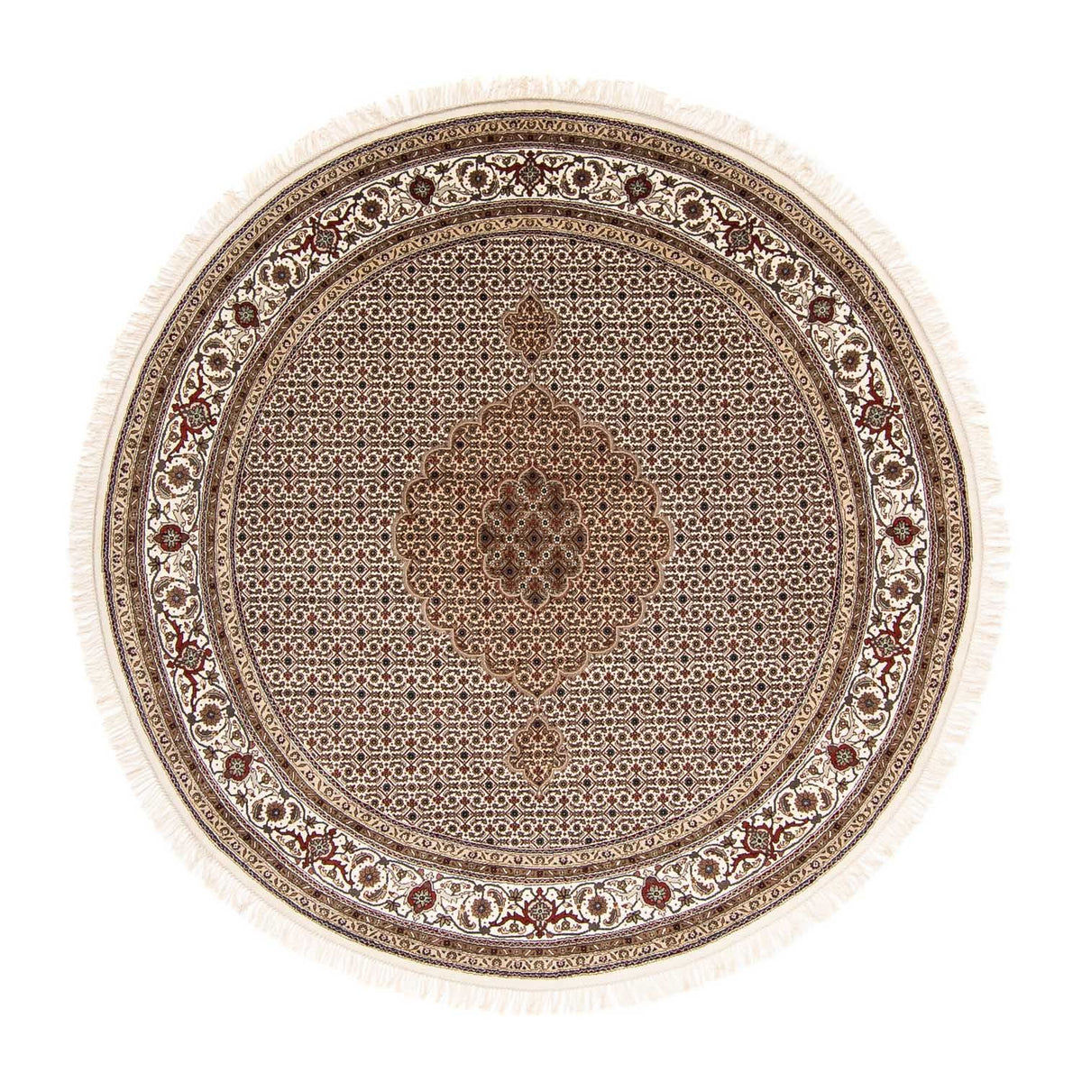 Perser Rug - Tabriz round  - 248 x 247 cm - beige