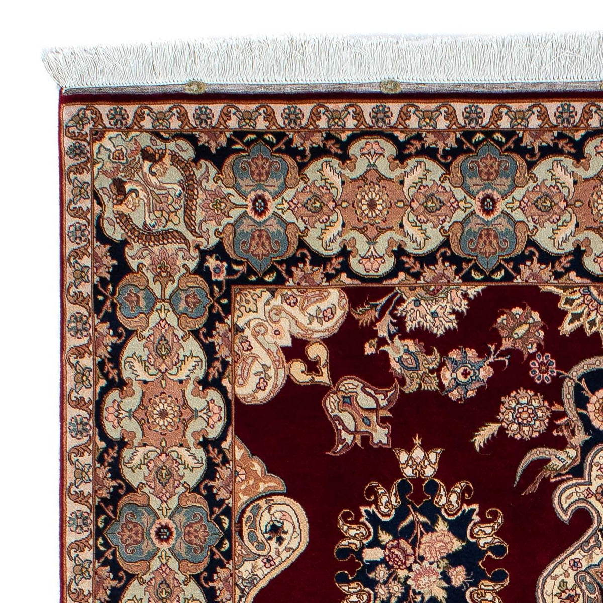 Perser Rug - Tabriz - Royal - 202 x 152 cm - dark red