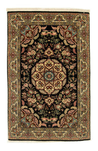 Perser Rug - Ghom - 166 x 105 cm - black