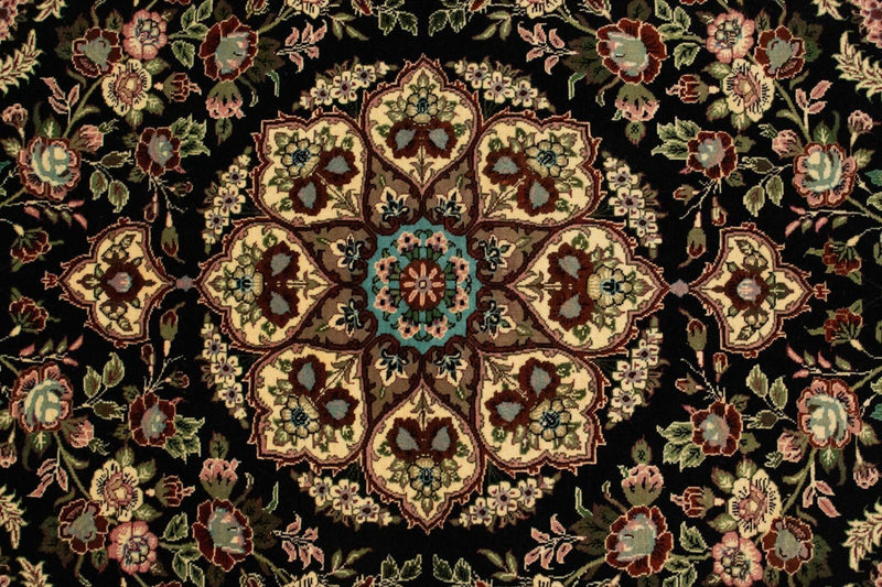 Perser Rug - Ghom - 166 x 105 cm - black