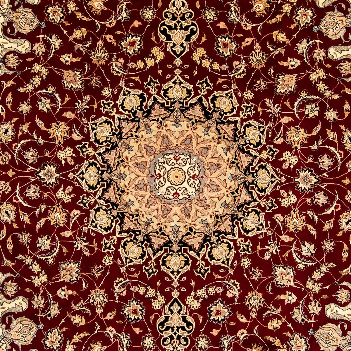 Perser Rug - Tabriz - Royal - 348 x 254 cm - dark red