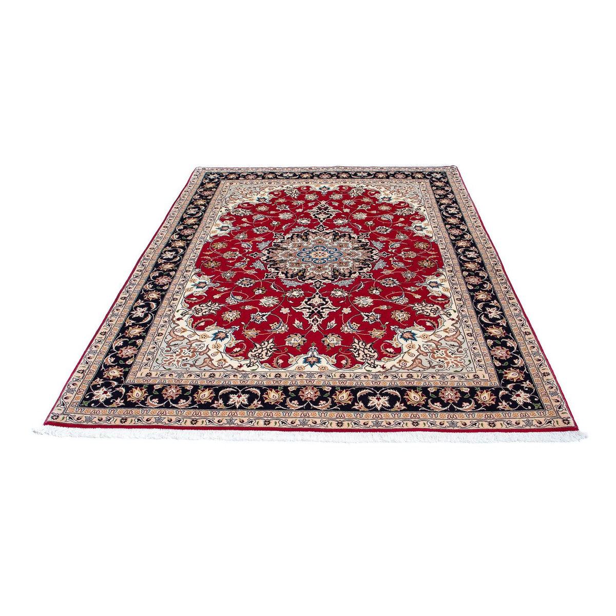 Perser Rug - Tabriz - Royal - 210 x 150 cm - red
