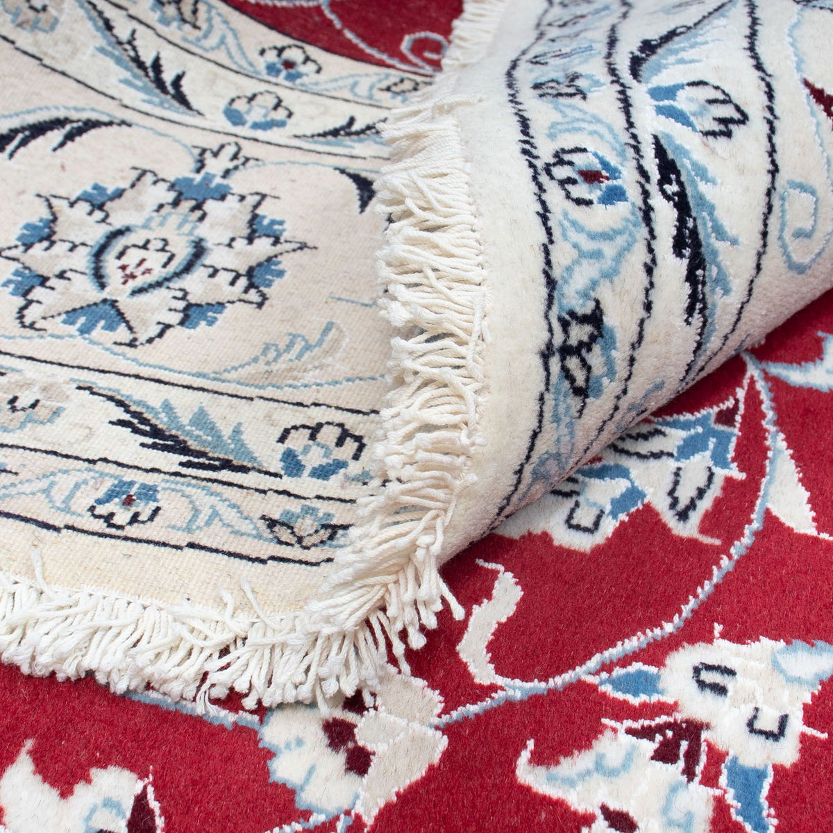 Perser Rug - Nain round  - 250 x 250 cm - dark red