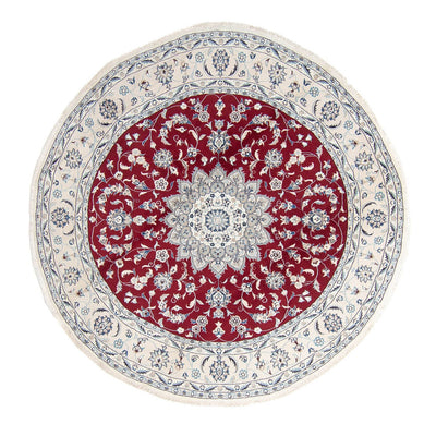 Perser Rug - Nain round  - 250 x 250 cm - dark red