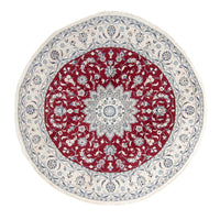 Perser Rug - Nain round  - 250 x 250 cm - dark red