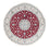 Perser Rug - Nain round  - 250 x 250 cm - dark red
