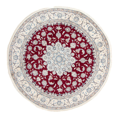 Perser Rug - Nain round  - 250 x 250 cm - dark red