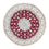 Perser Rug - Nain round  - 250 x 250 cm - dark red