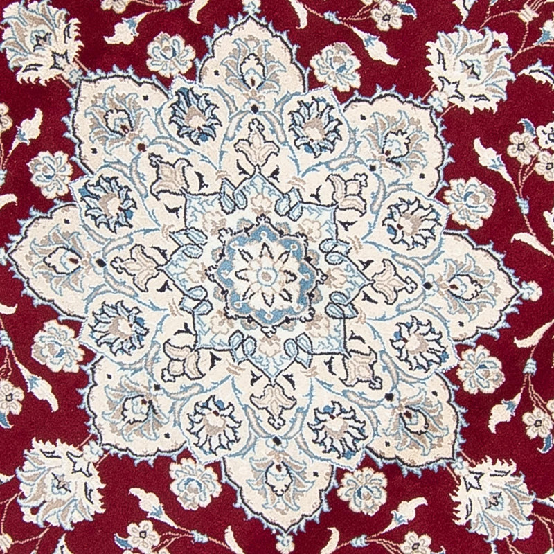 Perser Rug - Nain round  - 250 x 250 cm - dark red