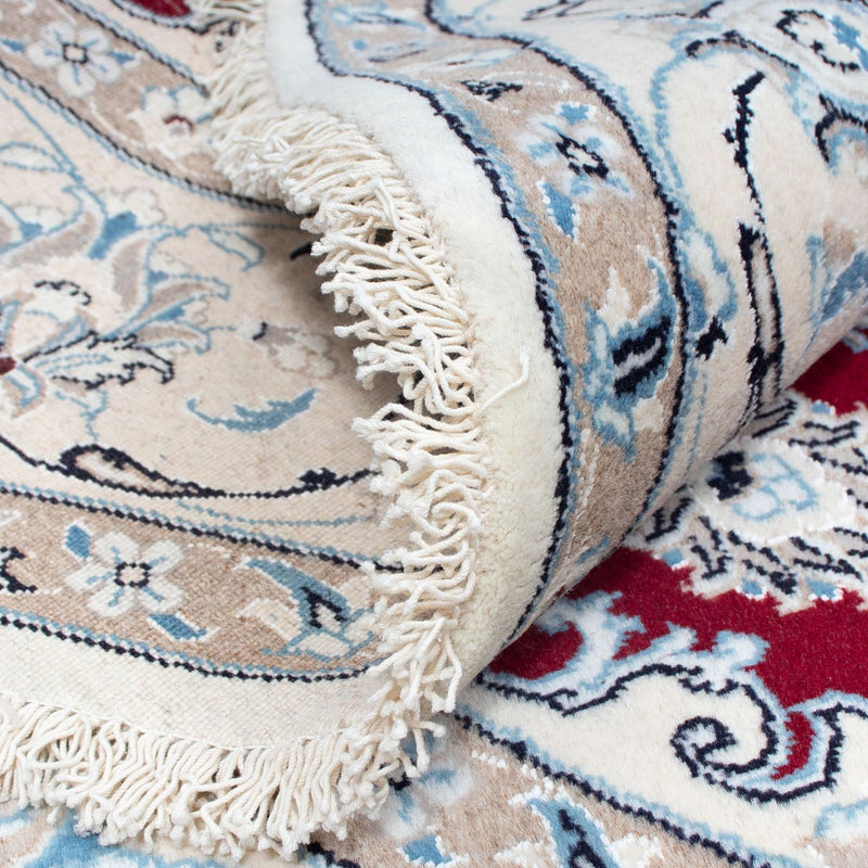 Perser Rug - Nain round  - 250 x 250 cm - dark red