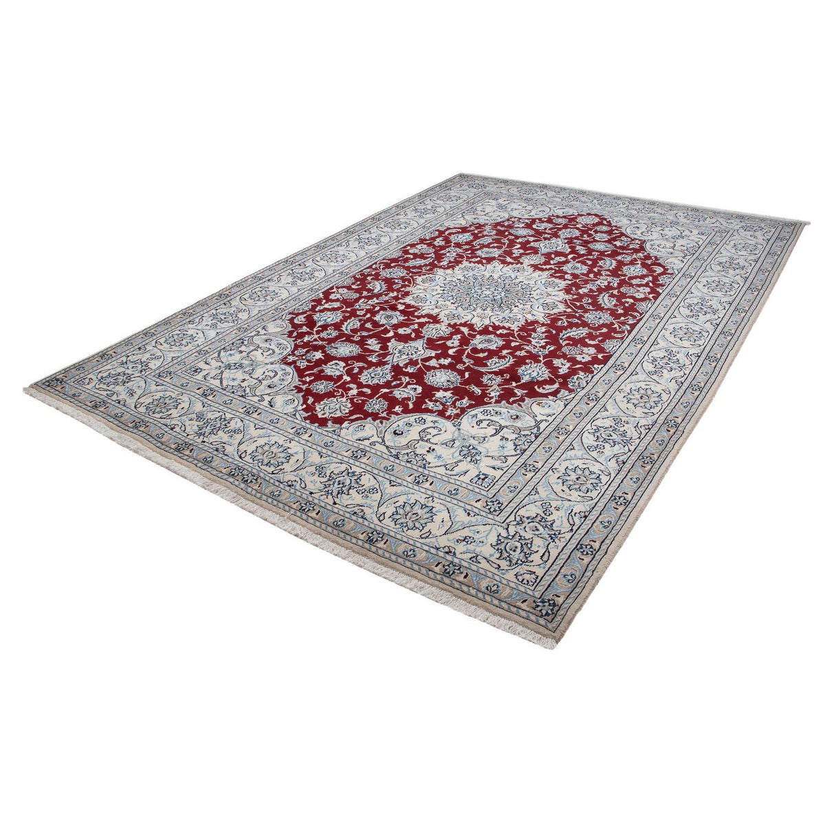 Perser Rug - Nain - 300 x 202 cm - dark red