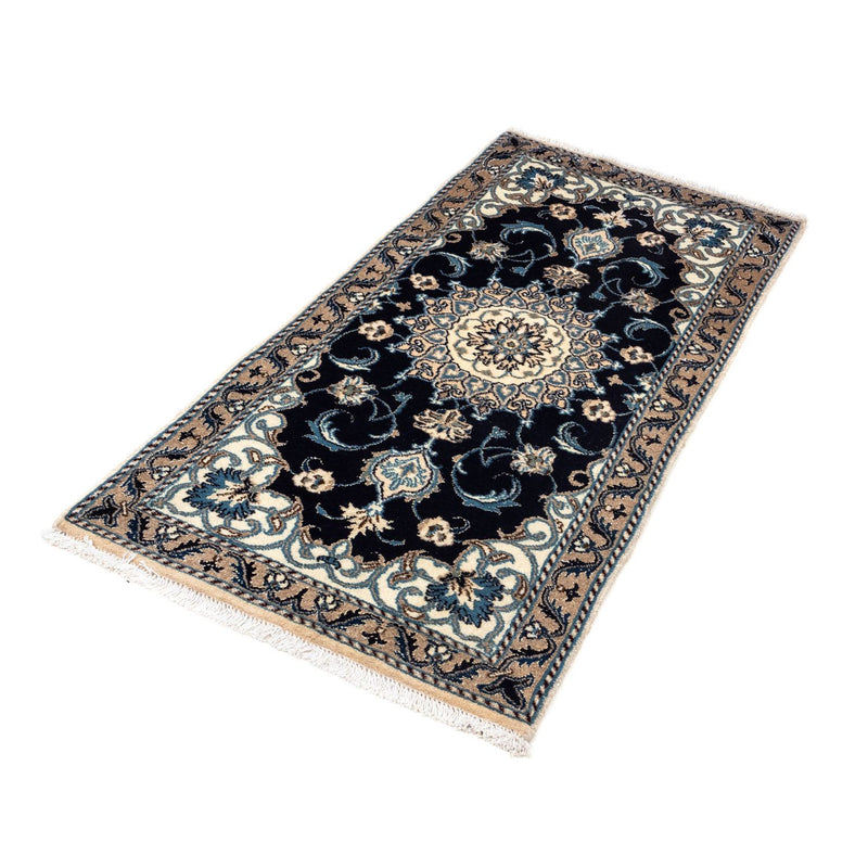 Perser Rug - Nain - 141 x 66 cm - dark blue